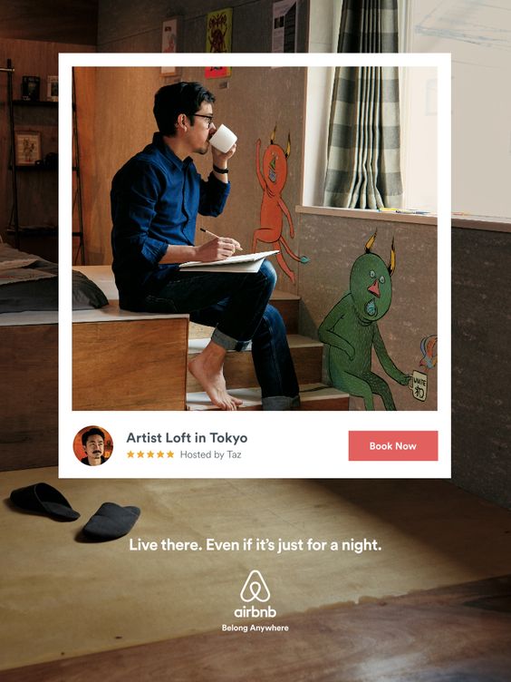 Airbnb Hotel Advertising Inspiration