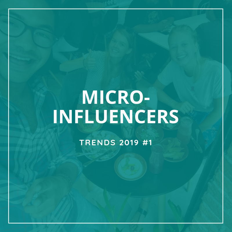 2019 trends Micro Influencers for hotels restaurants cafés Tremento Hospitality Advertising