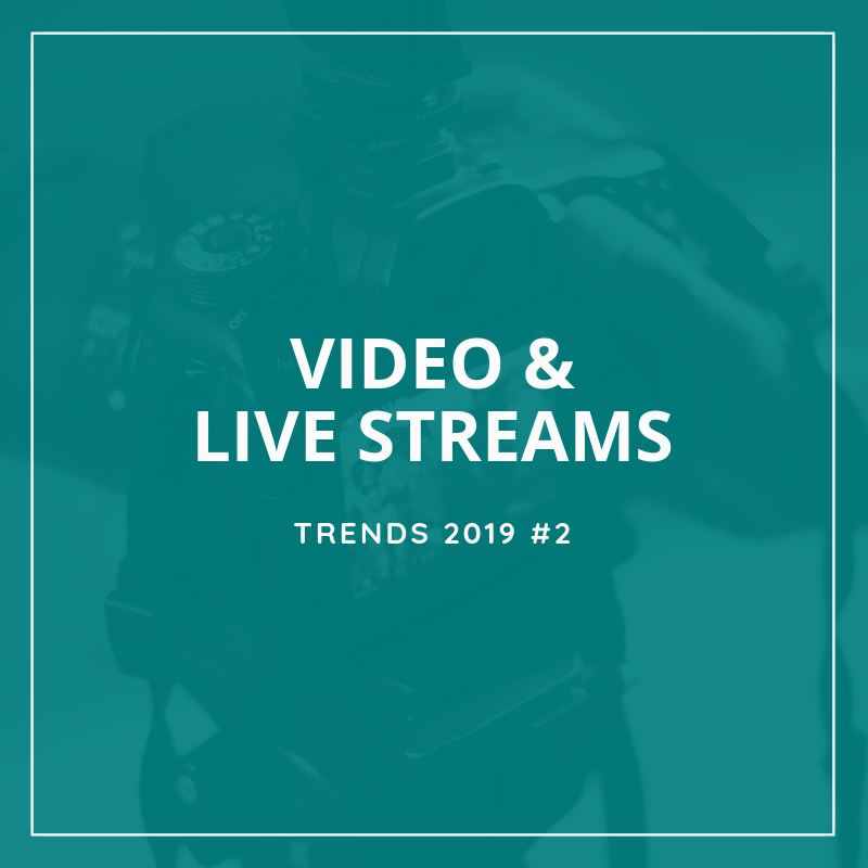 2019 trends video and live streams for hotels restaurants cafés Tremento Hospitality Advertising 2