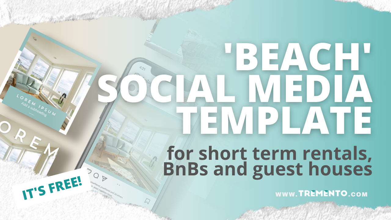 Quick Start Tremento Beach Social Media Templates LANDSCAPE