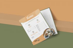 Tremento Menu Design Mock Up 3