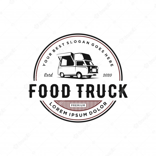 vintage food truck logo design 139869 127