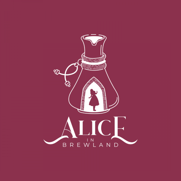 Magical Coffee Shop Logo -Alice in Brewland