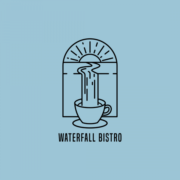 Nature Coffee Shop Logo - Waterfall Bistro